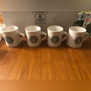 Starbucks Logo Mug Set of 4